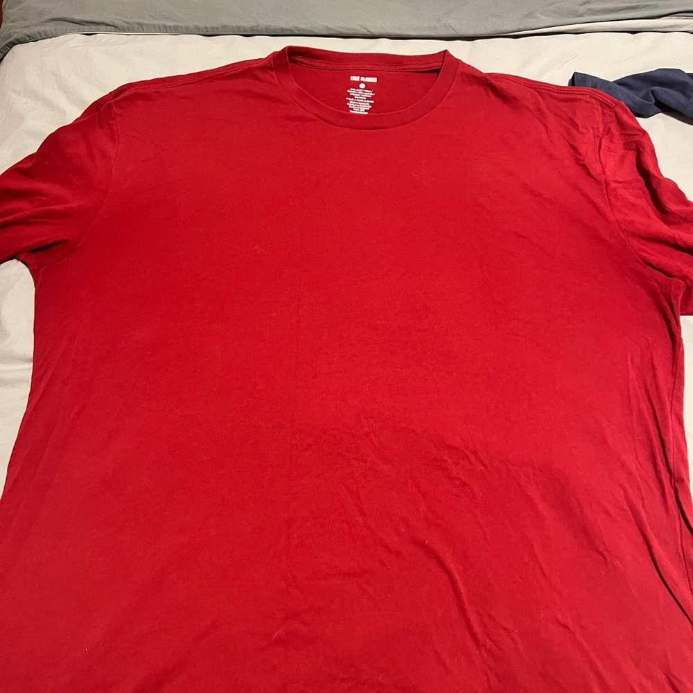 True Classic Red Long Sleeve T-Shirt